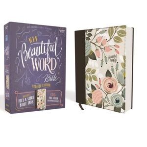 New BEAUTIFUL WORD Updated Edition NIV Bible Illustrated Floral Hardcover Tabs